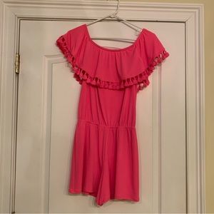 Lilly Pulitzer swim coverup romper size XS